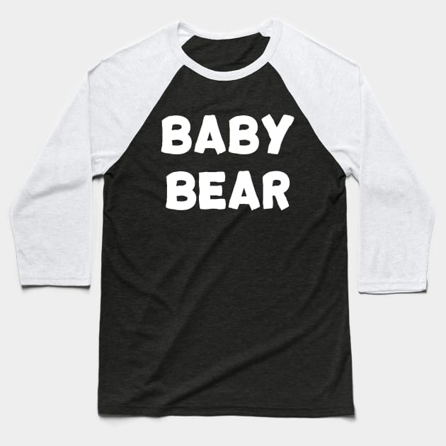 Baby Bear Baseball T-Shirt by Kyandii